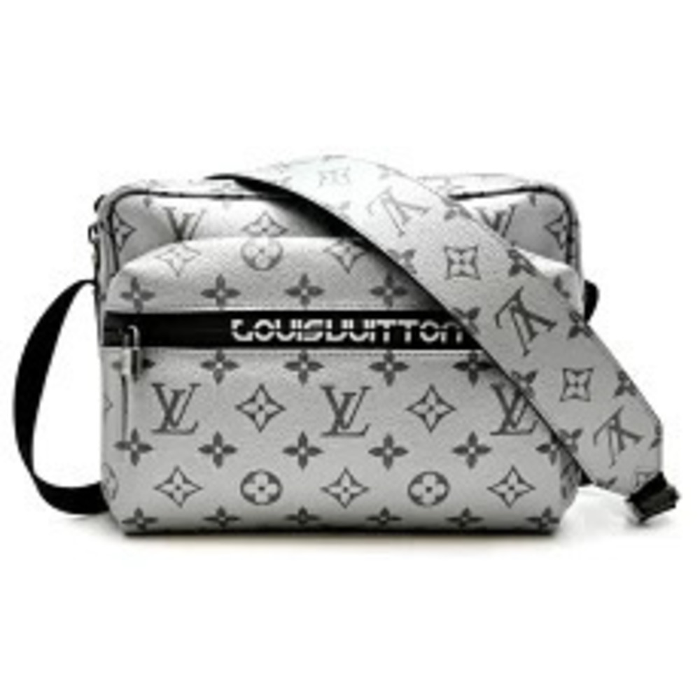 Louis Vuitton Reflect Messenger Crossbody Bag Monogram Leather Silver